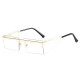 Fashion Small Rectangle Sunglasses Women Brand Designer Vintage Rimless Clear Candy Colors Lens Eyewear Female Sun Glasses