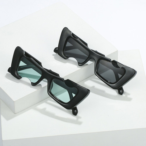 Fashion Irregular Cat Eye Women Luxury Sunglasses Vintage Brand Designer Candy Color Men Shades UV400 Unique Sun Glasses
