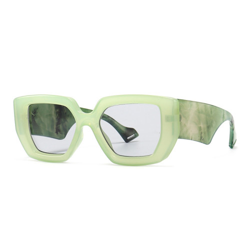 Fashion Oversized Polygon Square Women Luxury Sunglasses Retro Brand Designer Colorful Shades UV400 Men Sun Glasses