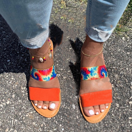 2023 Summer New Women Slippers Serpentine Female Slides Beach Shoes Woman Open Toe Flats Sandals Slippers Chaussures Femme Shoes