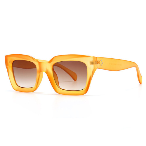Fashion Cat Eye Sunglasses Women Brand Designer Retro Square Blue Purple Eyewear Female Nails Sun Glasses Shades UV400 Men