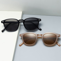 Fashion Small Round Women Sunglasses Retro Rivets Decoration Eyewear Clear Ocean Lens Shades UV400 Men Sun Glasses