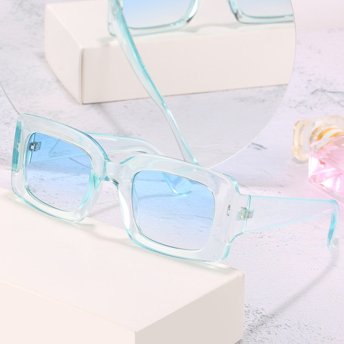 Vintage Square Women Sunglasses UV400 Men Trending Red Blue Sun Glasses Fashion Outdoor Eyewear Shades