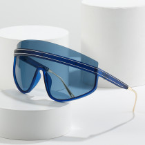 2023 New Goggles Sunglasses Women Men Trendy Luxur One Piece Sunglasses Shield Design Sun Glasses Oversized Rimless Shades UV400