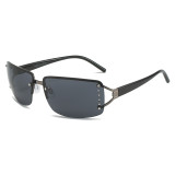 2023 Italy Y2K Oversized Sunglasses Women Brand Gradient Vintage Lady Summer Style Outdoor Shades Sun Glasses Female