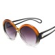Round Sunglasses Women Men Oversize Eyewear Gradient Big Frame Sun Glasses Fashion Brand Designer UV400 Female Shades Oculos