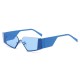 Metal Frame Rimless Wide Legs Cat Eye Sunglasses Women Men  Vintage Female Shades Brand Gafas Luxury Sun Glasses UV400 Eyewear