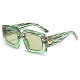 New Square Sunglasses Women Sun Glasses Green Orange Vintage Designer Fashion Shades UV400 Men Male Female Oculos Gafas De Sol