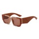 New Fashion Wide Legs Square Sunglasses For Women Men Luxury Brand Designer Female Sun Glasses Vintage Eyewear Shades UV400