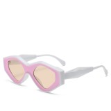 New Irregular Square Sunglasses Women Stylish Vintage Cat Eye Shades Men Designer brand UV400 Oculus Gafas