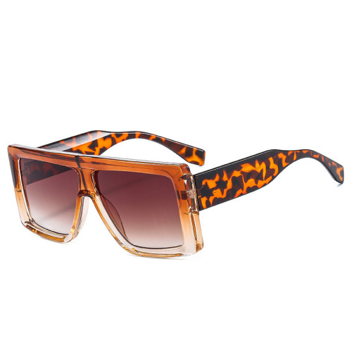 Fashion New Oversize Square Sunglasses Women Vintage Big Frame Shades Men Sun Glasses UV400 Eyewear Oculos Gafas