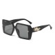 Fashion Lettering Square Women Luxury Sunglasses Retro Brand Designer Men Trending Black Green Sun Glasses Shades UV400