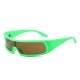 Fashion  Punk One Piece Sunglasses New Women Men Brand Designer Sun Glasses Female Hip Hop Shades Eyewear De Sol Oculos UV400