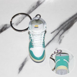 Creative 3D Stereo Basketball Shoes Keychain Simulation Fun Sneakers Keyring Mini Bag Car Pendant Collection Birthday Gift