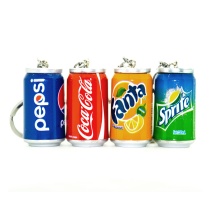 Simulation Cans Beverage Keychain Resin Doll Couple Key Chain Men Women Bag Pendant Children Lovely Mini Drink Bottle Keychain