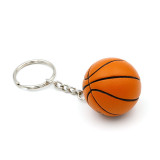 Creative 3D Stereo Basketball Shoes Keychain Simulation Fun Sneakers Keyring Mini Bag Car Pendant Collection Birthday Gift