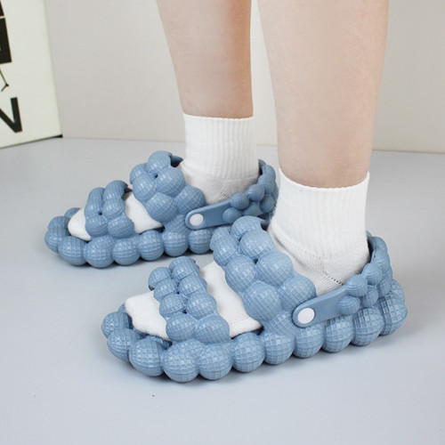 Slipper Women Men Cute Bubble Ball Sandals Summer New Unisex Eva Bathroom Slides Home Indoor Anti-Skid Sandals Beach Shoes