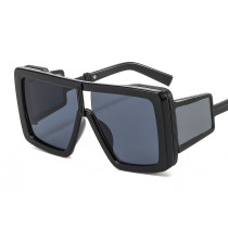 Shield Sunglasses Women Men Oversized Windproof Punk Glasses Square Big Frame Goggles Shades Sport UV400 Oculos Gafas