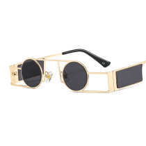 2023 Fashion Metal Unique Steampunk Style Gradient Sunglasses Men Women Retro Brand Design Sunglasses UV400 Punk Oculos De Sol