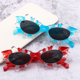 Retro Irregular Cat Eye Sunglasses Women Fashion Candy Colors Eyewear Oval Lens Shades UV400 Men Unique Sun Glasses