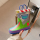 Contrast Color Crossbody Bag Young Girls Creative Handbag Cute Shoes Shape Shoulder Bags For Women 2023 New Small Phone Purse