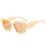 Fashion Oversized Square Women Sunglasses Trending Retro Brand Outdoor Sports Eyewear Shades UV400 Men Pink Sun Glasses