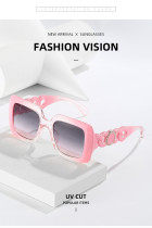 2023 Lady Oversize Square Sunglasses Women Men Big Luxury Eye Glasses Gradient Sun Glasses UV400 Eyeglasses