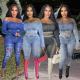 Denim Print 2 Piece Sets Summer Outfits Women 2023 Clothes Crop Top And Cargo Pants Sexy Two Piece Tracksuit Set Y2K Streetwear