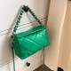 Western style small fragrance bag women's 2023 new European and American fashion chain bag rhombic chain shoulder Messenger bag bags