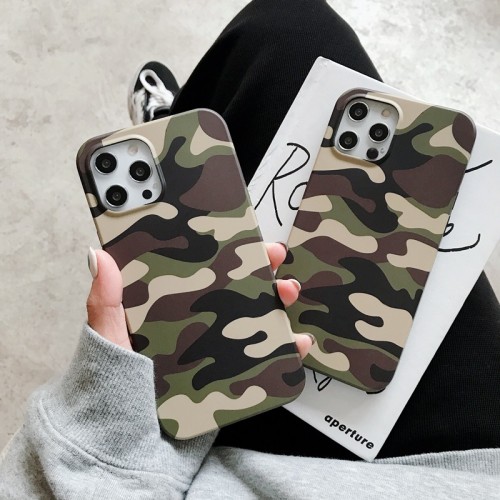 Luxury Camouflage Pattern Military Shock Anti-drop Silicone case for iphone 14 13 12 11 Pro MAX X XS 7 8 Plus Shockproof cover