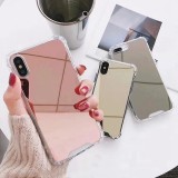 Luxury Mirror TPU Phone Case For iphone 14 13 12 11 Pro XS MAX XR Shockproof Back Cover Case For iphone 7 8 6s 6 s plus SE2020
