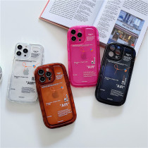 ins cool  shoelace labels clear silicone soft phone case for iphone 13 12 11 14 Pro Max 7 8 Plus X XS Sports shoes cover