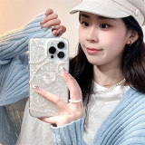 Necklace Love Double Sided Shell Pattern Phone Case For iphone 14 13 12 11 Pro Max X XR XSMAX 7 8 Plus SE TPU Case Cover