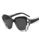 Crystal clear unique sunglasses women men 2023 ladies fashion Bump sun glasses retro water chestnut oculos de sol feminino uv400