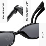 2023 Vintage Square Sunglasses Women Oversized Cateye Eyewear for Female Men New Brand Designer Glasses Oculo Gafas De Sol Mujer