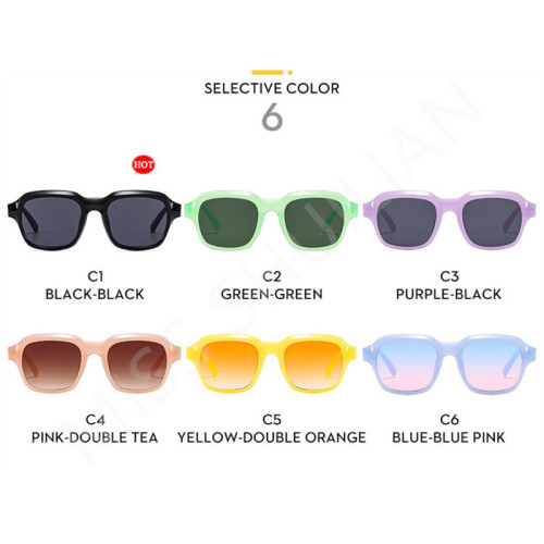 Fashion Vintage Square Sunglasses Women 2023 New Classic Luxury Brand Designer Trend Travel Sun Glasses for Female Oculos De Sol