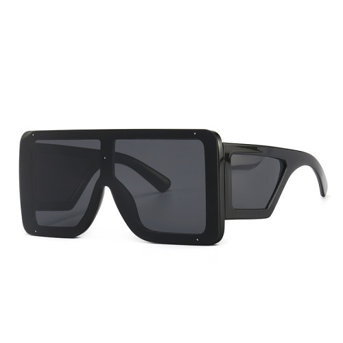 Oversized Vintage Sunglasses Brand Designer Square Gradient Sunglasses Women Steampunk Multicolor Shades UV400 oculos de sol