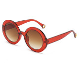 Fashion Candy Colorful Frame Sunglasses Vintage Round Shades Eyewear Hollow Gradient Sun Glasses UV400 Gafas De Sol