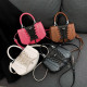 Fashionable Strap Design Shoulder Bag 2024 New Pu Leather Handbags Top Handle Bags For Women Casual Crossbody Bags