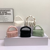 Winter Fur Bag Luxury Plush Handbag And Purse Women Faux Fur Mini Clutch Bag Women Winter Warm Woollen Female Small Hand Bags