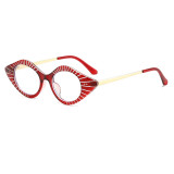 Colorful Cat Eye Fashion Ladies Glasses Women Sexy Optical Eyewear Frame Brand Designer Vintage Eyeglass Men