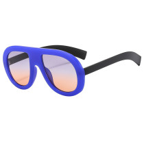 New Brand Designer Oversized Pilot Sunglasses Women For Men Trendy Driving Sun Glasses Vintage Luxury Big Frame Punk Lady Shades