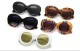 Oversized Round Women Sunglasses Ins Popular Fashion Stripe Candy Color Punk Glasses for Women Men Shades UV400 Retro Eyewear