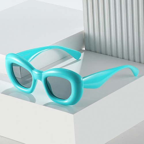 New Candy Color Cat Eye Women Fashion Polygon Sunglasses Retro Trending Men Punk Y2K Sun Glasses