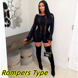 Sexy Knitting Hollow Out Shorts Two Piece Sets Women Off Shoulder Crop Top And Shorts Outfits Female Solid 2pcs Suits
