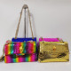 Brand Women Handbag Snakeskin Texture Purse With Eagle Head Metal Icon on The Front Flap Cross Body Bag