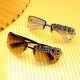 Luxury WANG Diamond Steampunk Sunglasses Women Y2K Cycling Sports Punk Goggle Designer Sun Glasses Men Diamond Eyewear