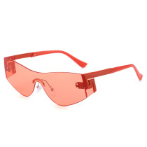 2024 Fashion Brand Borderless Sunglasses Women's Designer Butterfly Protective Glasses Men's Outdoor Travel Eyewear очки