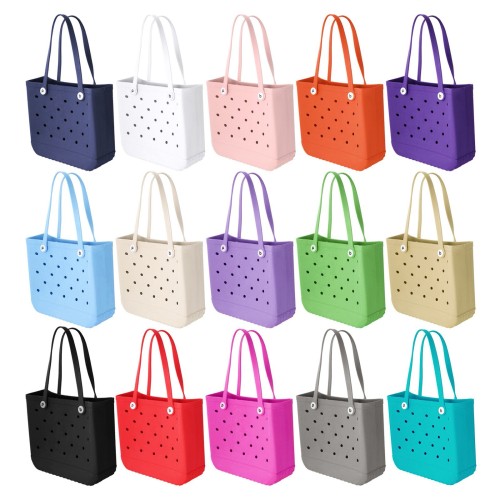 Hot Selling Rubber Beach Bag Waterproof Sandproof Outdoor Tote Bag Portable Travel Bag Outdoor Shopping Carrying Bags Handbag