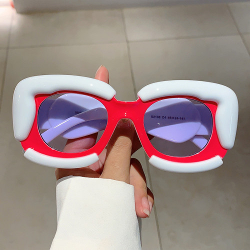Vintage Brand Designer y2k Square Sunglasses Women For Men Sun Glasses Luxury Shades Big Cloud Frame Trendy Oversized Eyeglasses